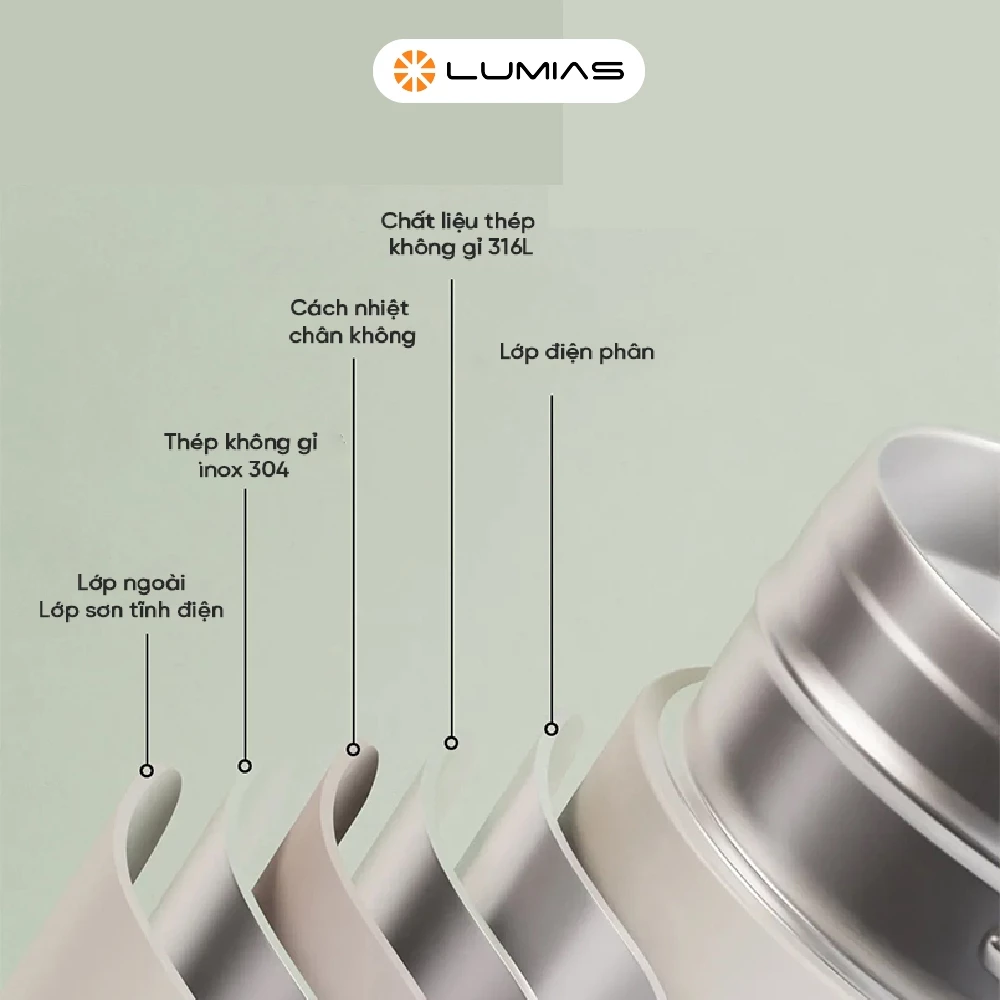 Bình giữ nhiệt Lumias HB-4500