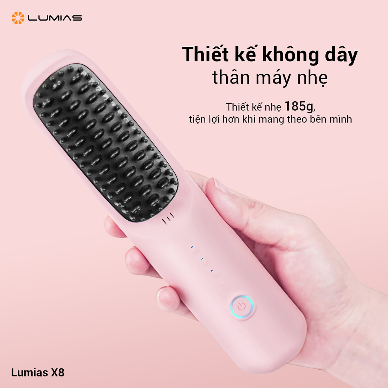 Thiết kế không dây, thân máy nhẹ 185g