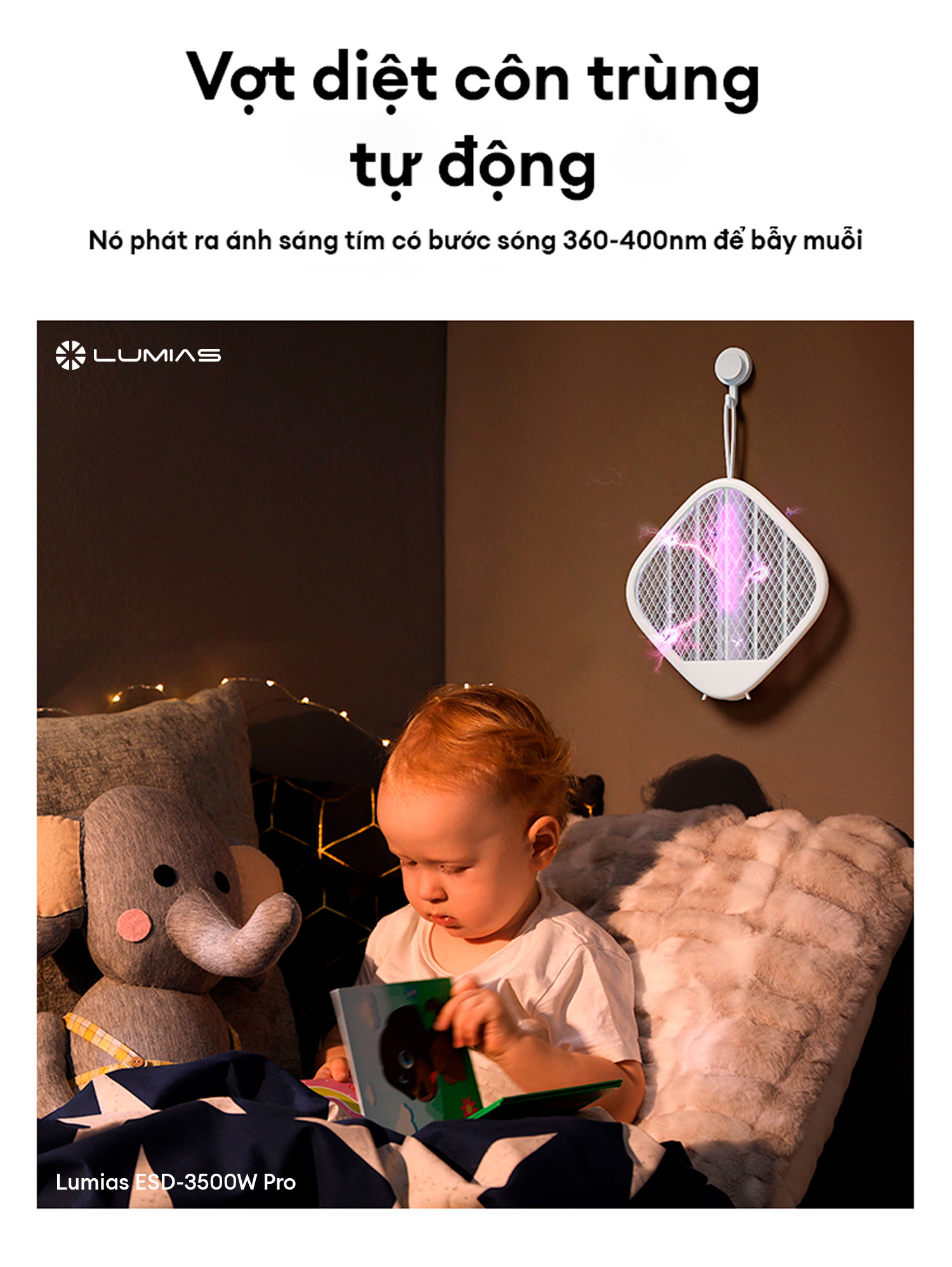 Vợt diệt côn trùng tự động