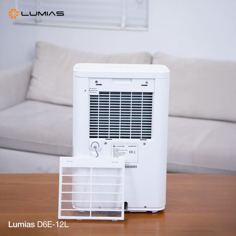 Máy hút ẩm 12L Lumias D6E-12L lưới bảo vệ